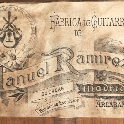 Manuel Ramirez ~1912 - similar to Andres Segovia's guitar by Santos Hernandez + video! image 13