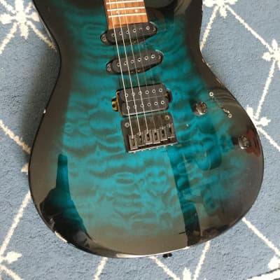 Fernandes Electric Guitar Ocean Blue image 3