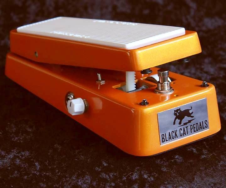 Black Cat Monster K-Fuzz Wah Powder Coat Orange Sparkle