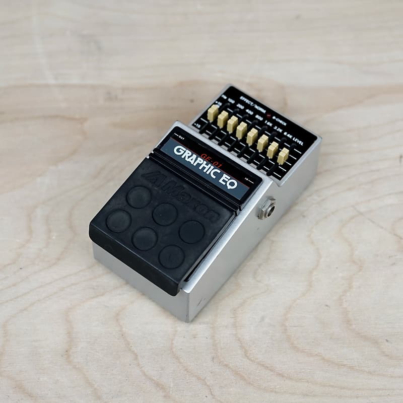Maxon GE01 Graphic EQ Guitar Pedal Reverb