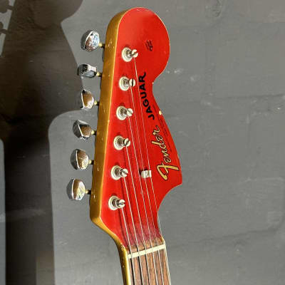 + Video Fender 1965 Candy Apple Red Matching Headstock With Neck Binding Guitarsmith Custom Guitar image 11