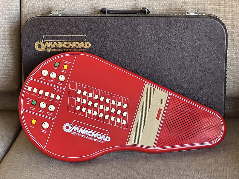 Suzuki OM-27 Omnichord 1981 - Red | Reverb