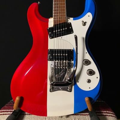Mosrite “The Ventures" (1965) ~ ”Salesman Sample”~ Red White & Blue image 1