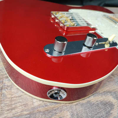 MyDream Partcaster Custom Built - Candy Apple Red Tele Tapped A5/A2 Pickups image 7