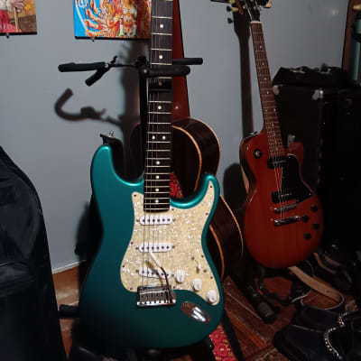 Fender 40th Anniversary Stratocaster  1994 Metallic Jade Green image 1