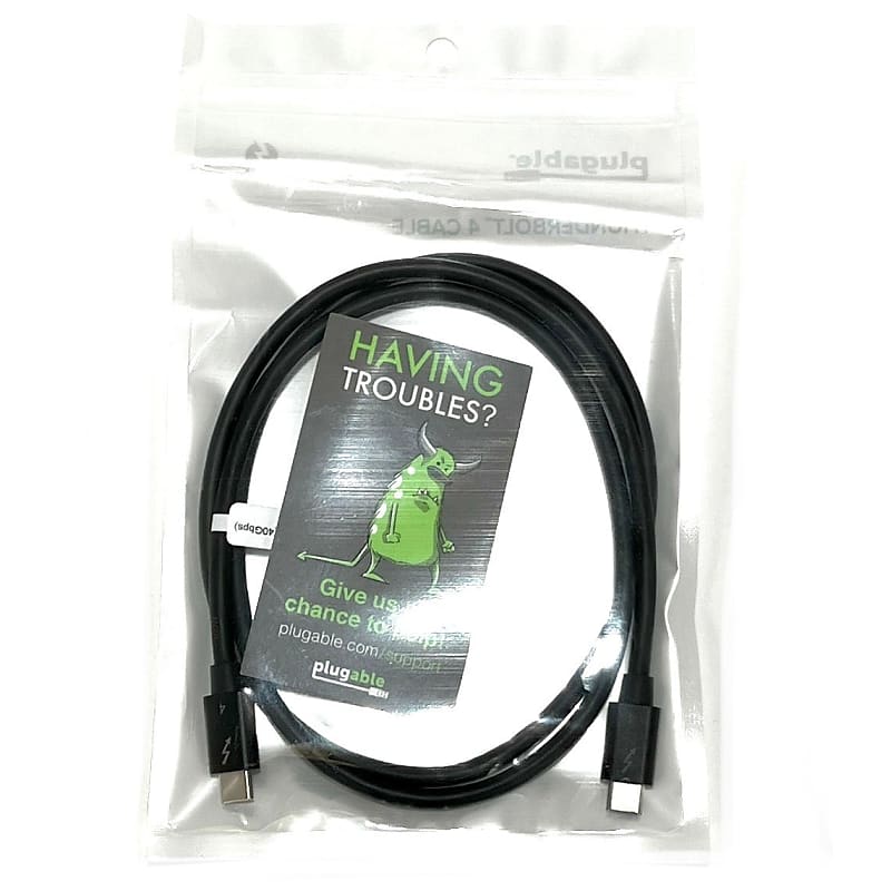 Plugable Thunderbolt 4 Cable (3.3ft/1m) – Plugable Technologies