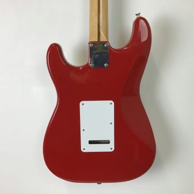 Used Fender 1995 MIM SQUIER SERIES STRATOCASTER Electric Guitar Red image 5