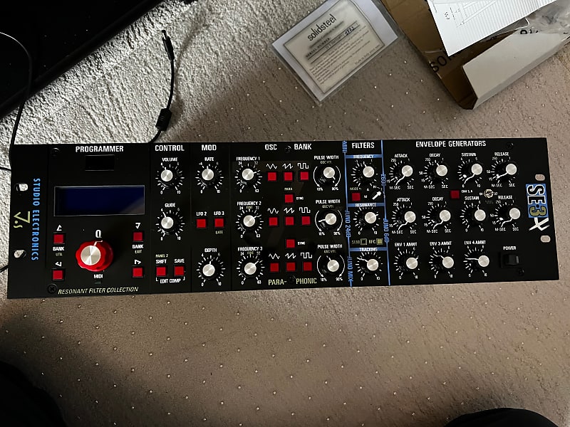 Studio Electronics SE3X Analog Synthesizer Reverb
