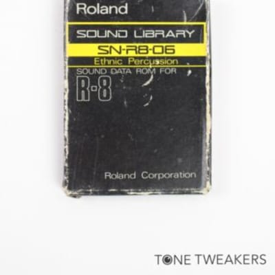 Roland R-8 SN-R8-06 Ethnic Percussion Sound Data ROM Card VINTAGE GEAR DEALER