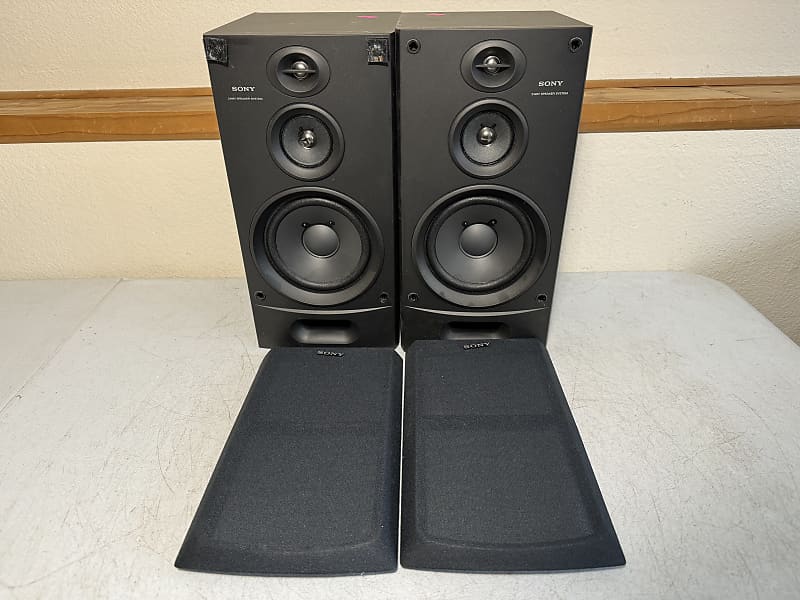 Sony SS-H2750 Bookshelf Speaker HiFi Stereo Reflex Home Audio 3-Way Black  Japan