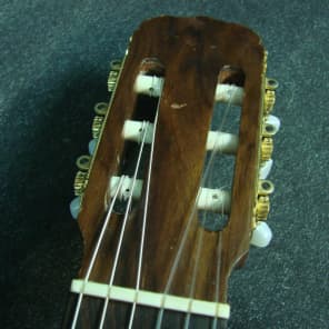 Vintage La Valenciana Solid Wood Classical Acoustic Guitar image 9