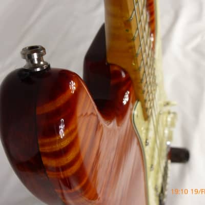 Jerzy Drozd Stratocaster 1996 Trans Amber-Orange image 14