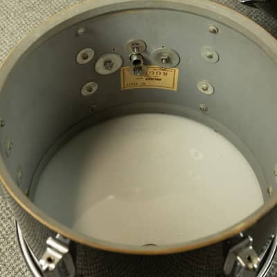 1960s Rogers Jet Black Pearl "Headliner" 14x20 9x13 and 16x16 Drum Set image 15