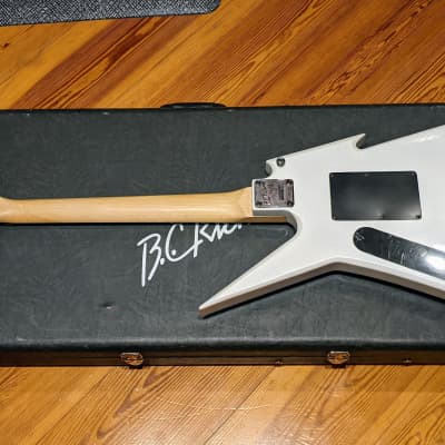 BC Rich 2008 Ironbird Limited Metallic Pearl White Guitar, Lightning Bolt Inlay, OHSC, Very RARE! image 9