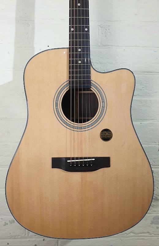 ARIA DREADNOUGHT ACOUSTIC - ALL SOLID ROSEWOOD BACK & SIDES image 1