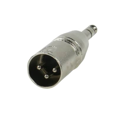 SuperFlex GOLD SFA-XMT XLR Male to 1/4" TRS Male Adapter image 3