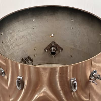 Gretsch 20/12/16" 1960's Round Badge Drum Set - Sunset Satin Flame image 19