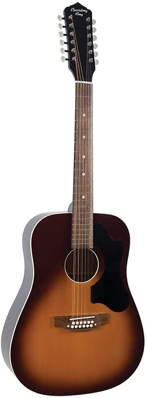 Mint Recording King Series 9, 12-String Dreadnought Acoustic/Electric Sunburst Guitar image 1