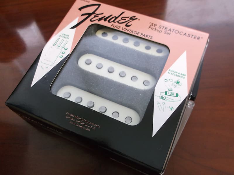 Fender 099-2236-000 Pure Vintage '59 Stratocaster Pickup Set image 1