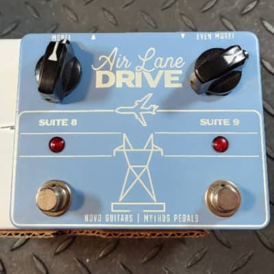 Mythos Pedals Air Lane Drive PROTOTYPE 2022 - Sky Blue Novo Guitars Dual Overdrive Boost for sale