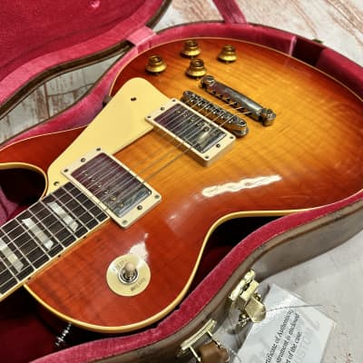 Gibson Custom Shop '59 Les Paul Standard Reissue 2023 Aged Sunrise Teaburst New Unplayed Auth Dlr 8lb10oz #104 image 6