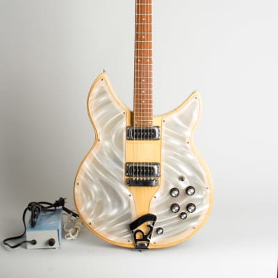 Rickenbacker  Model 331 Lightshow Semi-Hollow Body Electric Guitar (1971), ser. #KJ-609, period silver Tolex hard shell case. image 1
