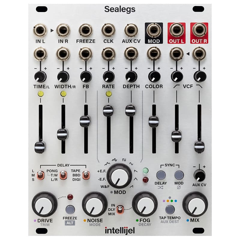 Intellijel Sealegs Multi-Model Stereo Character Delay with | Reverb