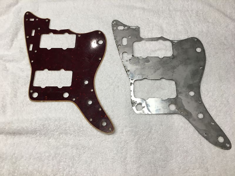 Vintage Fender Jazzmaster Pickguard And Pickguard Shield Not Reverb