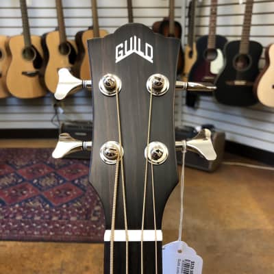 Guild Jumbo Junior Bass Westerly Collection Sitka/Maple Acoustic-Electric Short Scale Bass image 7