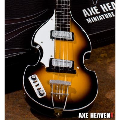 Axe Heaven Paul McCartney Original Violin Bass Miniature Guitar Replica - Fab Four image 3