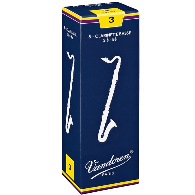 Vandoren Bass Clarinet Traditional Reeds 1 1/2 image 1