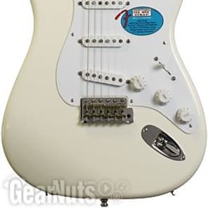 Fender Jimmie Vaughan Tex-Mex Stratocaster - Olympic White with Maple Fingerboard image 8
