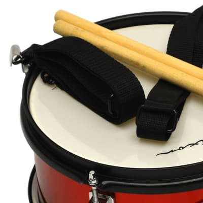 Trixon 12 By 7 Junior Marching Snare - White Polish - Jim Laabs Music Store