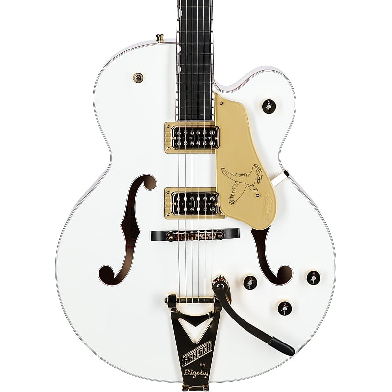 Gretsch G6136TG Players Edition Falcon Electric Guitar (with Case), Falcon White image 1