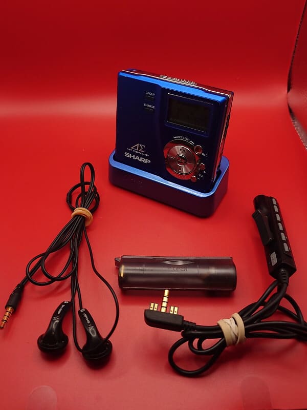 SHARP MDウォークマン MDレコーダー MD-DR7 動作確認済 シャープ MD