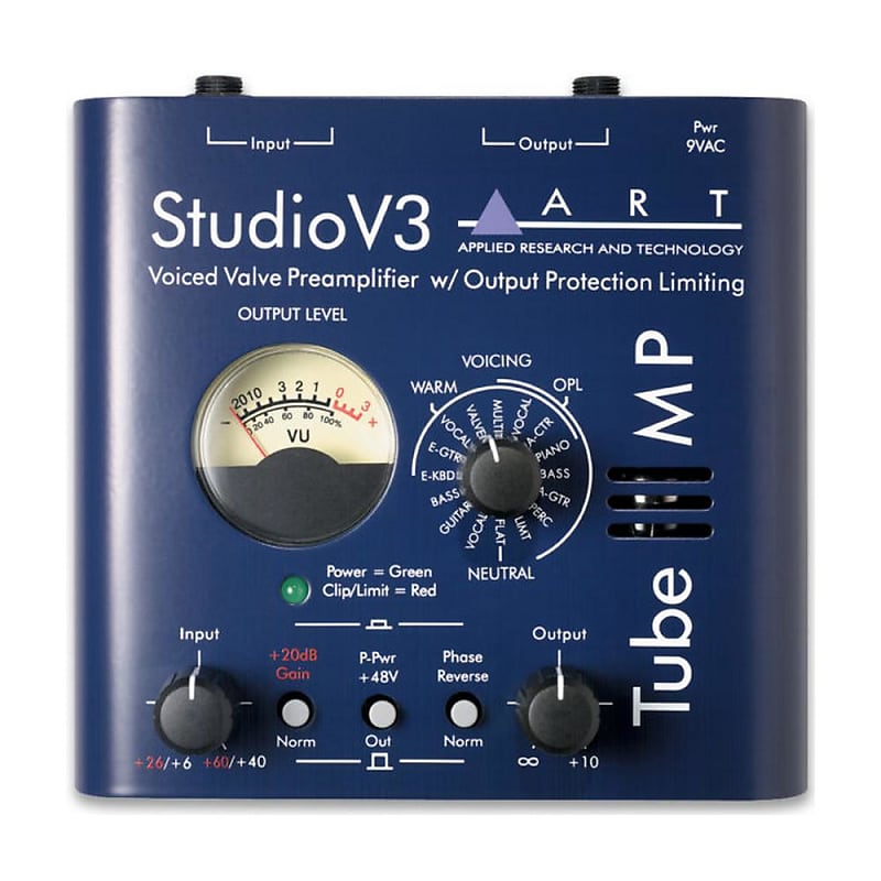ART Studio V3 Tube MP マイクプリアンプ ART Tube MP Studio V3 Tube Microphone Preamp | Reverb