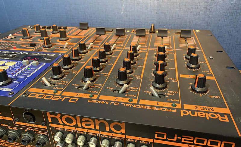 Roland DJ-2000 Professional DJ Mixer 4 Channel Mixing with