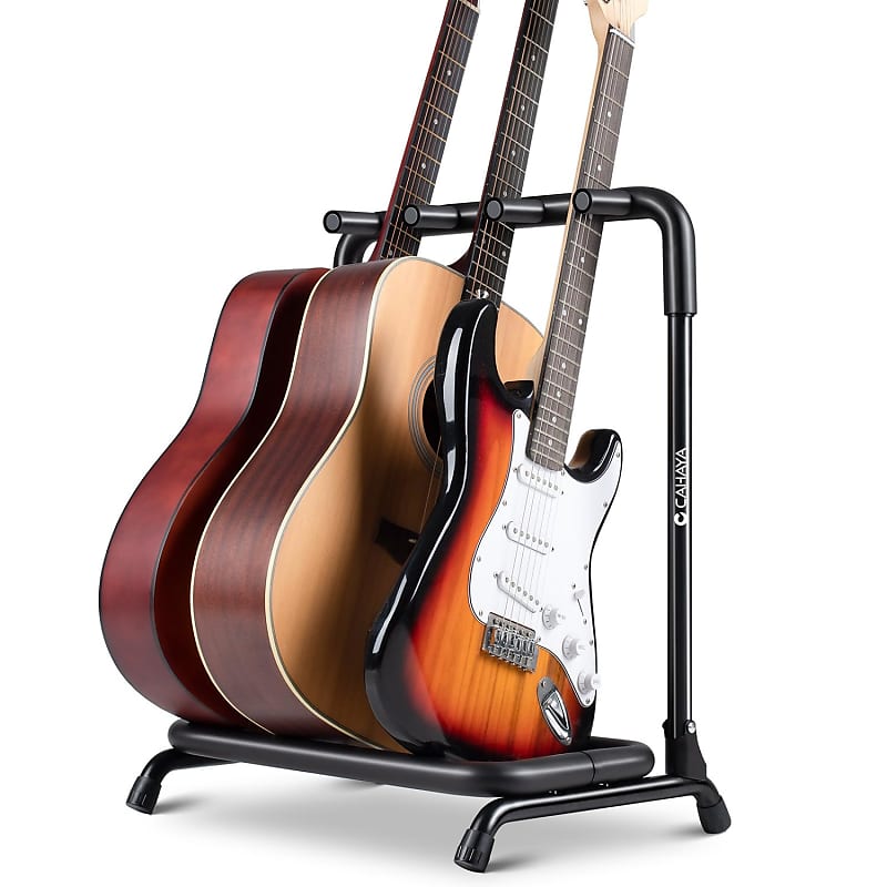 Multi Guitar Rack 3 Holder Guitar Stand Guitar Display Rack Reverb