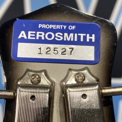Jerry Jones Brad Whitford’s Aerosmith, 12 String Authenticated! (#86) 1990s Black/White image 3