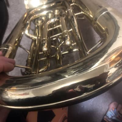 Conn  Constellation Four Valve Baritone (euphonium) with Case and Mouthpiece - plays excellently image 20