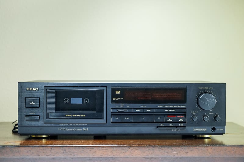 TEAC V-670 1988 Stereo Cassette Deck | Reverb