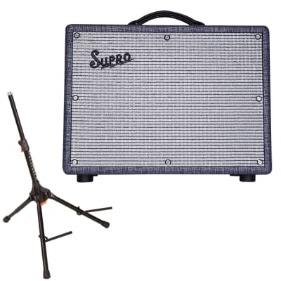 Supro Amps 1970RK Robert Keeley Custom 25w 1x10'' Guitar Combo Amp w/ Amp Stand for sale