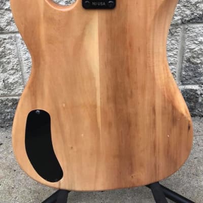GAMMA Custom Bass Guitar PF21-03, Fretless Alpha Model, Spalted Maple image 6