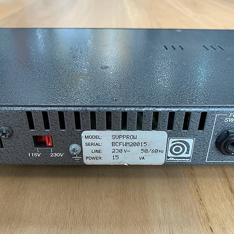 【良品】希少 AMPEG SVP-PRO PREAMP ベースプリアンプ Ampeg SVP-PRO Tube Bass Preamp | Reverb