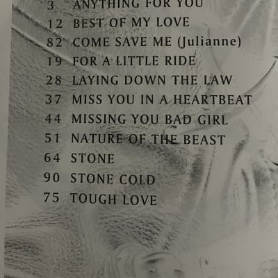 The Law S/T - Guitar Tab / Tablature Book Paul Rodgers image 3