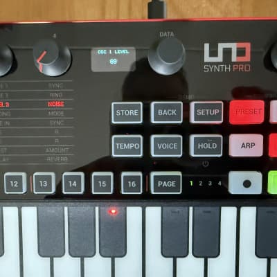 IK Multimedia IK Multimedia UNO Synth Pro Desktop 32-Key Analog Synthesizer with DECKSAVER image 3
