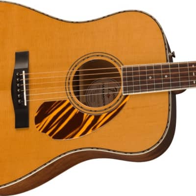 Fender Paramount PD-220E Dreadnought Natural Electro Acoustic Guitar & Hardshell Case image 4