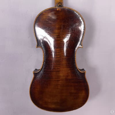 Anonymous German Violin - Possible Widhalm School - 19th Century - LOB: 358 mm - w/ Neck Graft image 2