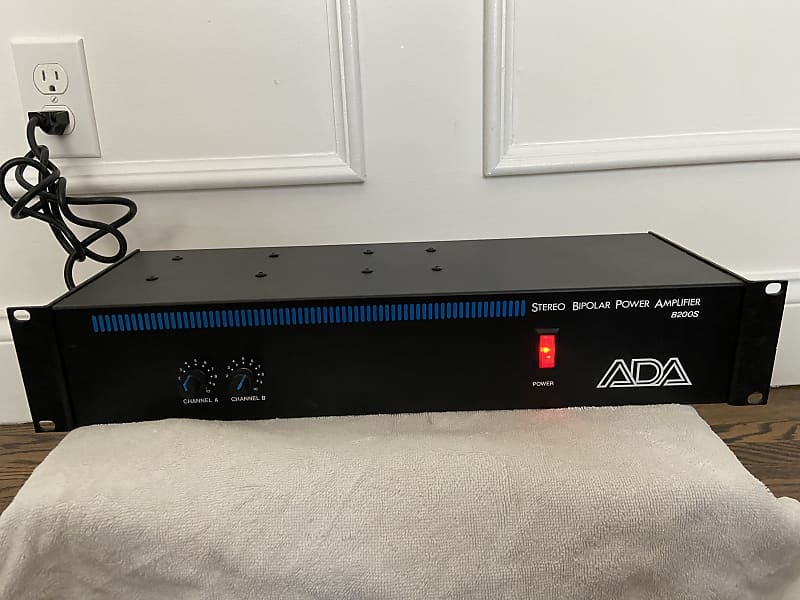 ADA B200S Rack Mount Stereo Bipolar Power Amplifier 135 Watts Reverb