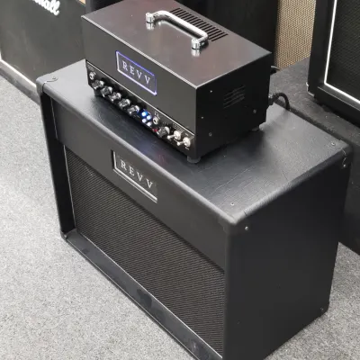 REVV G20 2-Channel 20-Watt Guitar Amp Head with Reactive Load and Virtual Cabinets With Matching 1x12 Cab image 4
